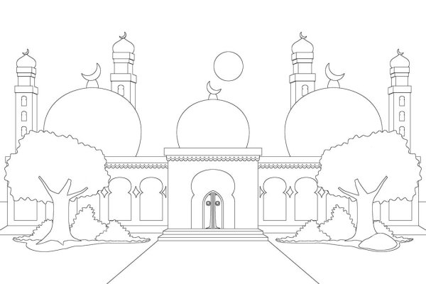 Мусульманские раскраски для детей