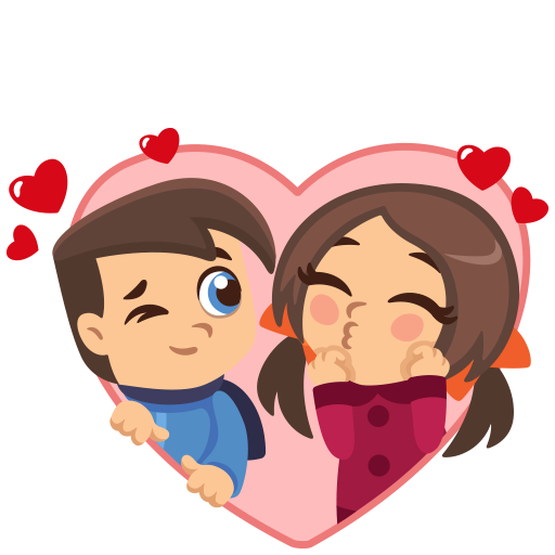 Стикеры любовь
