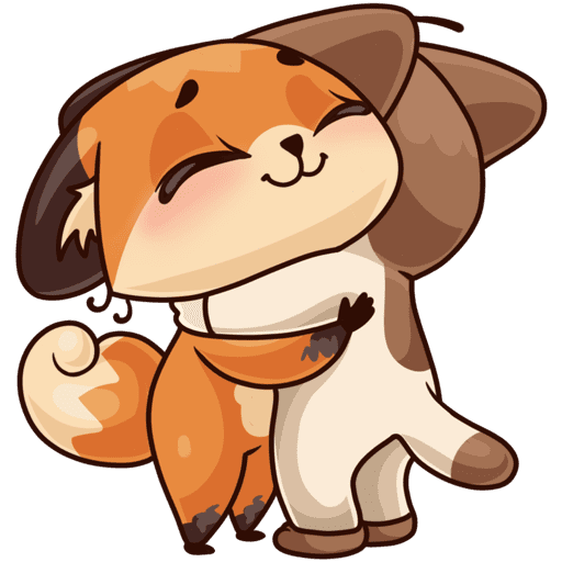 Стикеры обнимашек