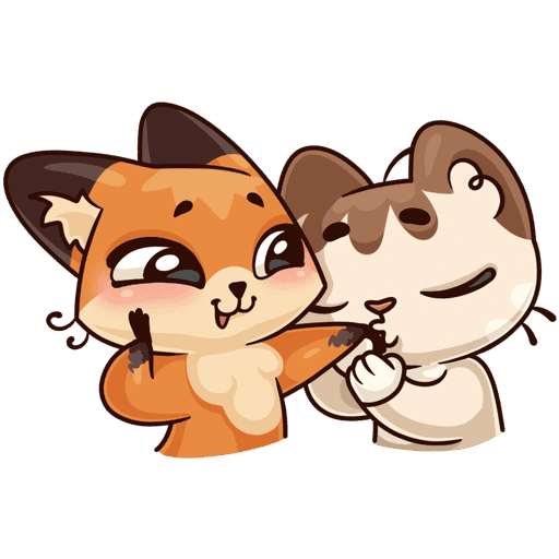 Стикеры Brown & Cony