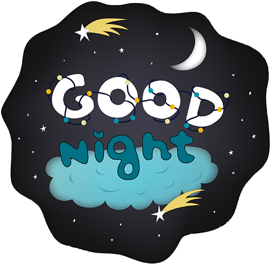 Стикерсы спокойной ночи