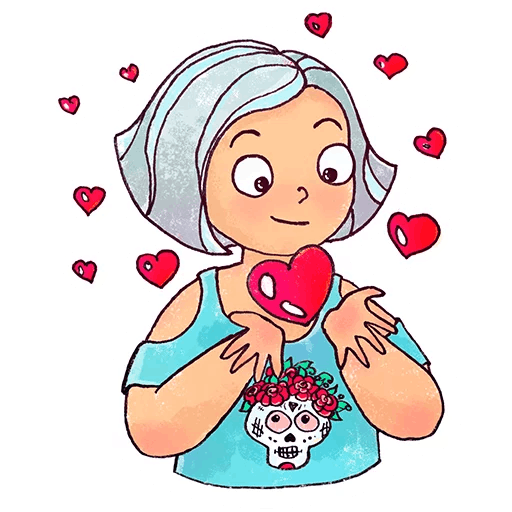 Стикеры подружки