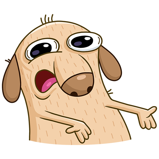 Пес Дигги Стикеры