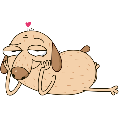 Пес Дигги Стикеры