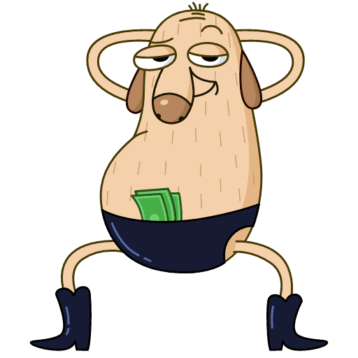 Пес Дигги Стикеры