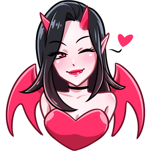 Стикер пак дьяволица