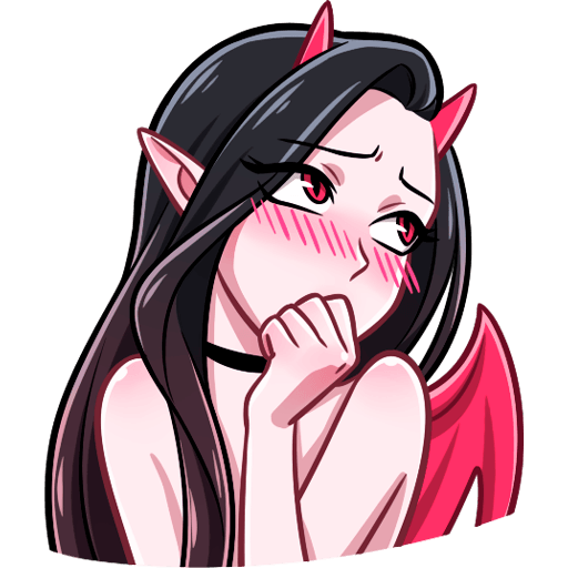 Стикеры телеграмм дьяволица