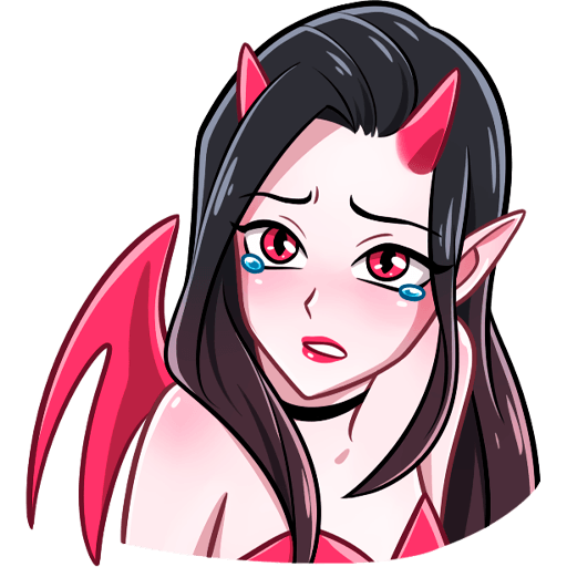 Стикер пак дьяволица