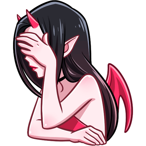 Стикеры дьяволица