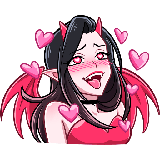 Стикеры телеграмм дьяволица