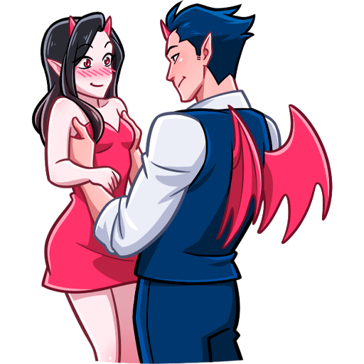 Стикеры дьяволица ник Толабов