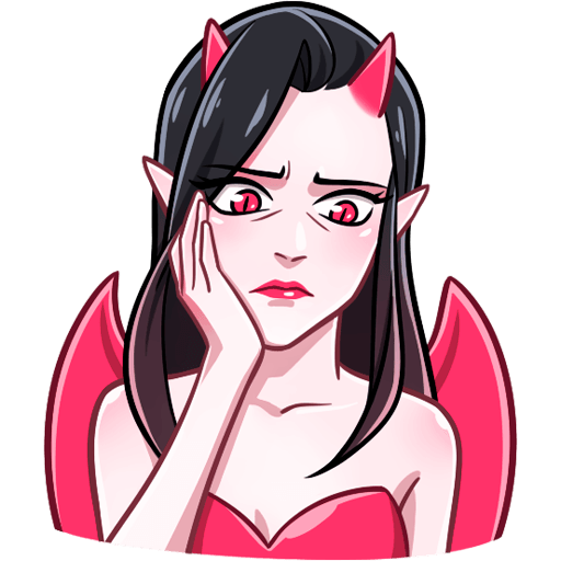 Силуэты демонов и ангелов