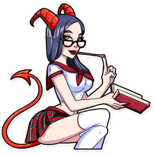 Аниме суккуб дьяволица