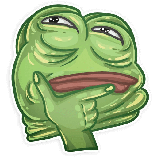Жабка Пепе Стикеры