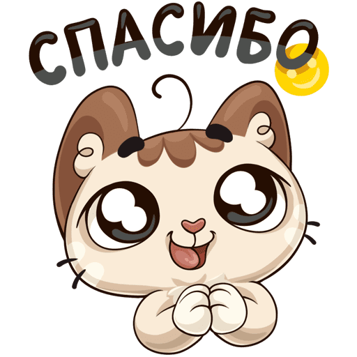 Стикер "котик"