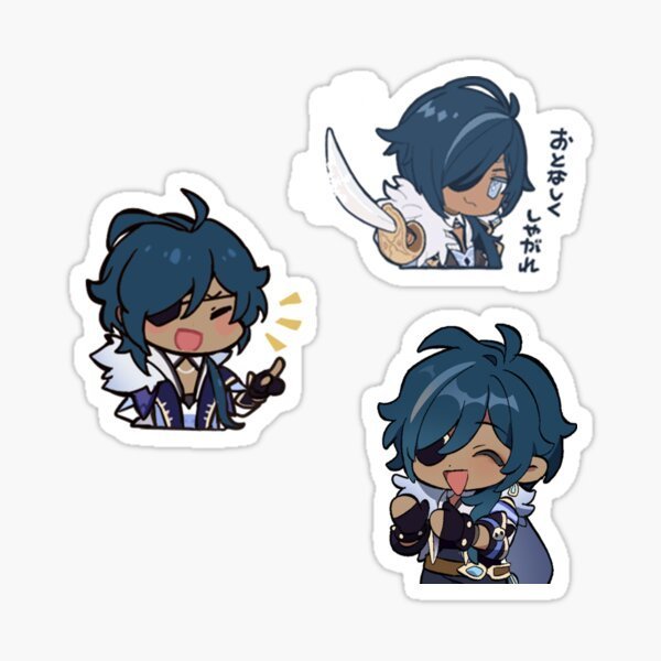 Стикеры Геншин Импакт