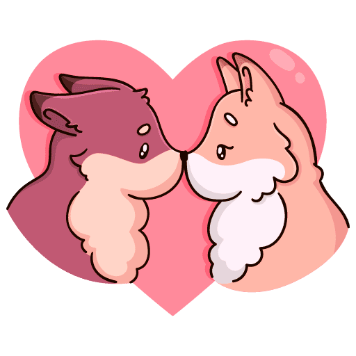 Стикеры розы и Вайолет