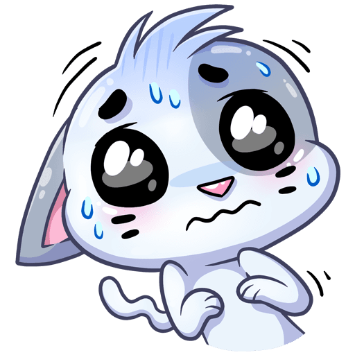 Стикеры ВК котик бисквит