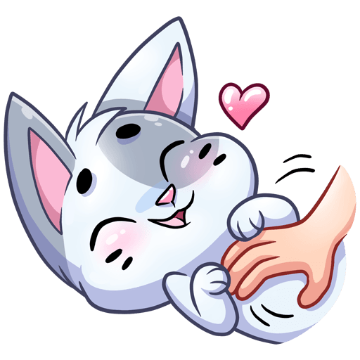 Стикеры ВК котик бисквит