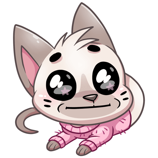 Стикеры ВК бисквит в свитере