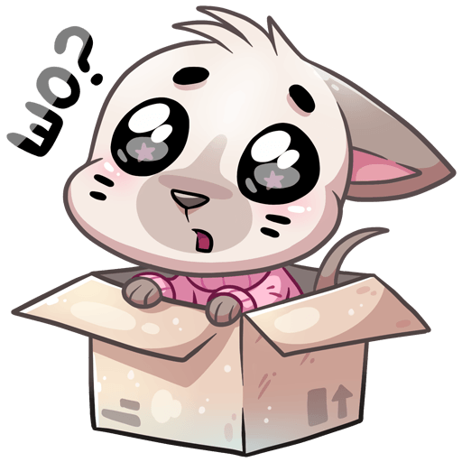 Стикеры ВК бисквит в свитере