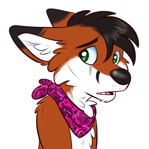 Фурри Стикеры флип