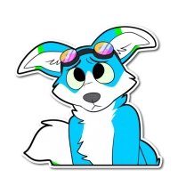 Furry Stickers Шакал рокко