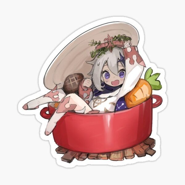 Стикеры Геншин Импакт Чиби