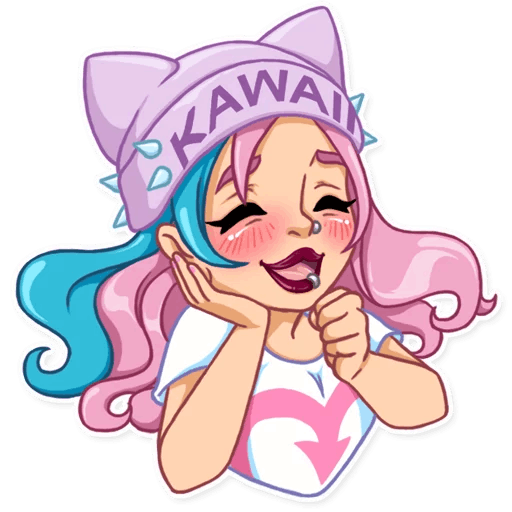 Стикеры для девочек