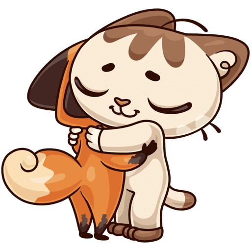 Виви и УТТЕР Стикеры ВК