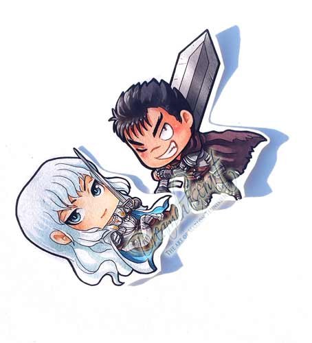 Наклейки Берсерк аниме