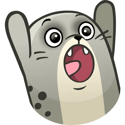 Стикеры телеграмм тюлень