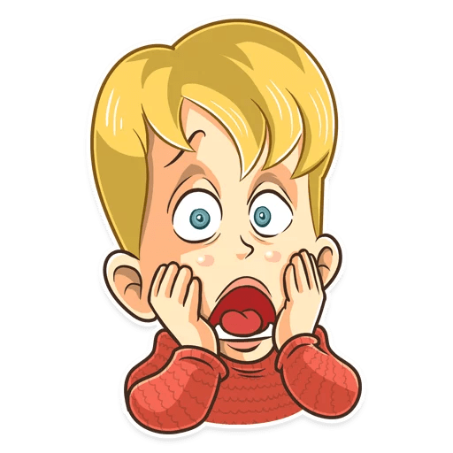 Стикеры один дома