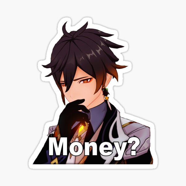 Чжун ли Геншин Стикеры