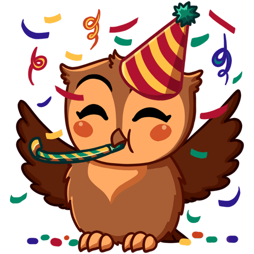 Стикеры Филин Фил