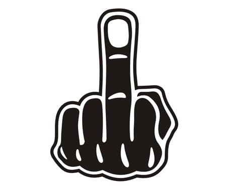 Наклейка член