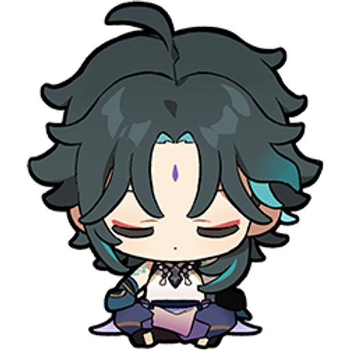 Сяо Геншин Стикеры