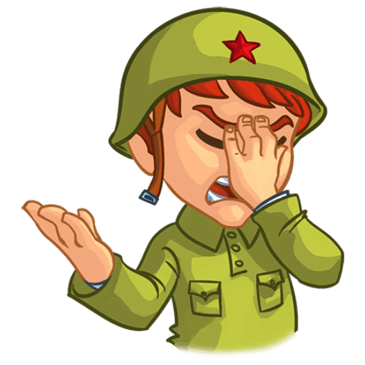 Стикеры Военная тематика