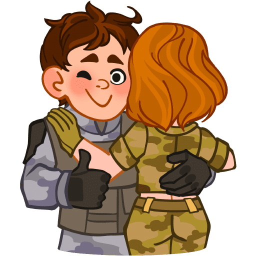 Армейские Стикеры