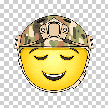 Стикер военный пес