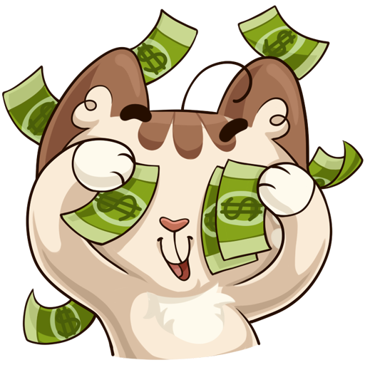 Стикеры ВК лиса Луна