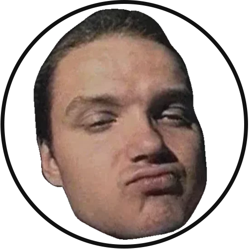 Лицо из зеленого слоника