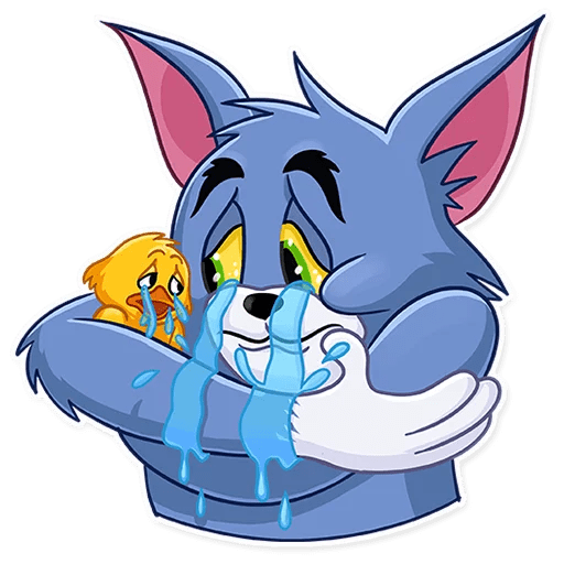 Том и Джерри Стикеры телеграмм