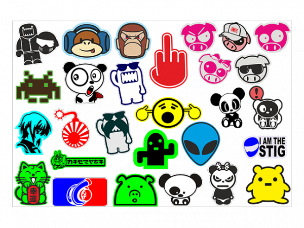 Крутые Стикеры наклейки