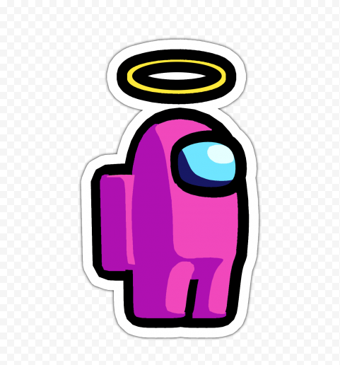 Among us розовый персонаж