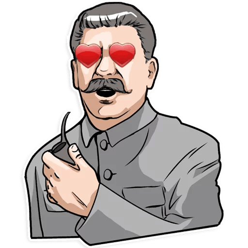 Стикеры ВК Сталин