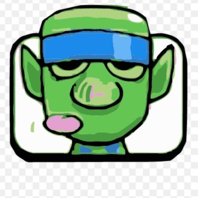 Эмодзи клеш рояль Гоблин