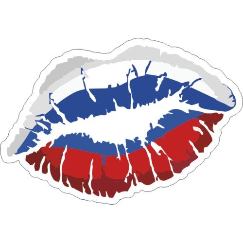 Российский Триколор наклейка