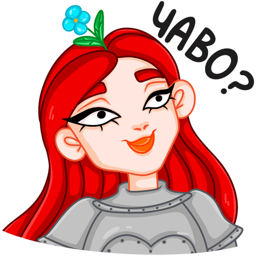 Набор стикеров рыцарька