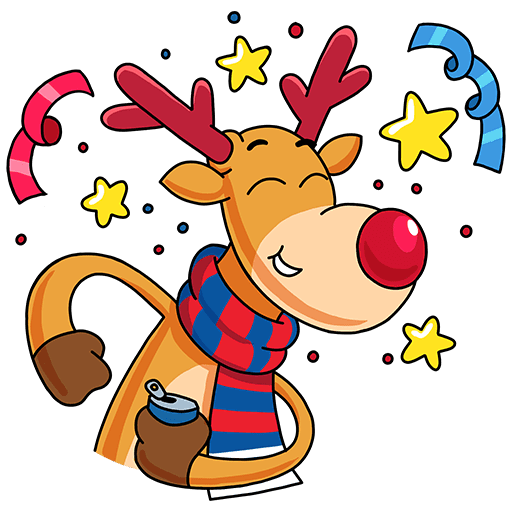 Стикеры ВК новый год